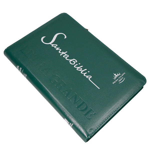 Biblia Reina Valera 1960 Mediana Letra Grande Imitación Piel Verde [RVR065cZLG PE] 