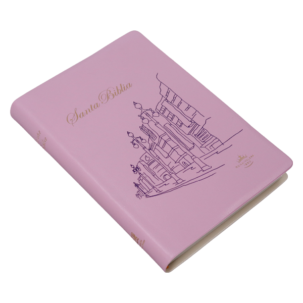 Biblia Reina Valera 1960 Chica Letra Mediana Vinil Rosa [RVR042e] 