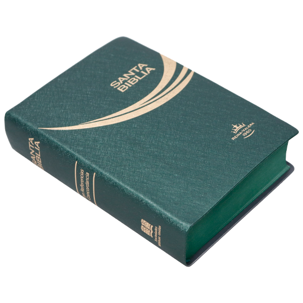 Biblia Reina Valera 1960 Tamaño Bolsillo Letra Mediana Vinil Verde [RVR022c String] 