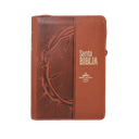 Biblia Reina Valera 1960 Chica Letra Grande Imitación Piel Marrón Corona [RVR046ZTILGPJR] 