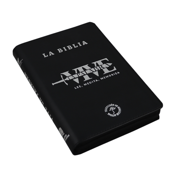 Biblia Vive la Palabra Traducción Lenguaje Actual Mediana Letra Grande Imitación Piel Negro [TLA66LGZTPJR] 