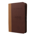 Biblia Vive la Palabra Traducción Lenguaje Actual Mediana Letra Grande Imitación Piel Marrón/Café [TLA.66LGZT] 
