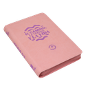 Biblia El Camino La Verdad y La Vida Traducción Lenguaje Actual Mediana Letra Grande Imitación Piel Rosa Código QR [TLA066LGZPJR] 