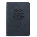Biblia El Camino La Verdad y La Vida Traducción Lenguaje Actual Mediana Letra Grande Imitación Piel Azul Código QR [TLA066LGZ] 