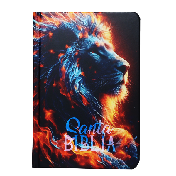 Biblia Reina Valera 1960 Mini-Bolsillo Letra Chica Tapa Dura León RVR.13cPJR 