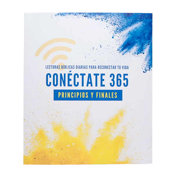 Biblia Reina Valera Contemporánea Mediana Letra Chica Rústica con Devocionales Conéctate 365 Colores RVC760P 