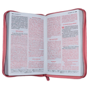 Biblia Vive la Palabra Reina Valera 1960 Mediana Letra Grande Imitación Piel Fucsia Cierre PJR [RVR066LGZTPJR] 