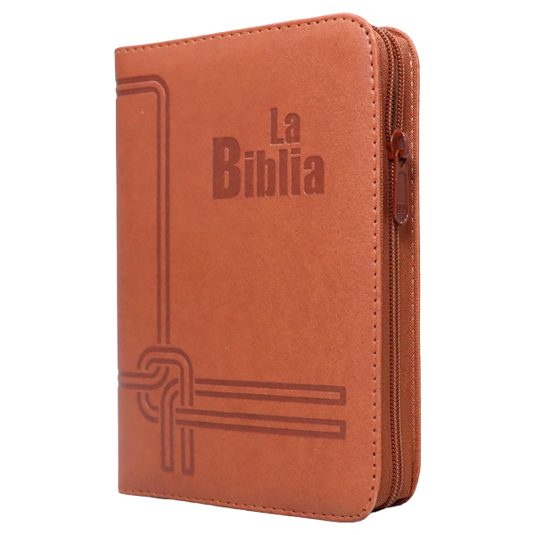 Biblia Traducción Lenguaje Actual Chica Letra Chica Imitación Piel Café Cierre [TLA.46ZLM] 