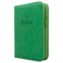 Biblia Traducción Lenguaje Actual Chica Letra Chica Imitación Piel Verde Cierre [TLA.46ZLM] 