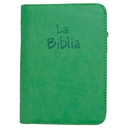 Biblia Traducción Lenguaje Actual Chica Letra Chica Imitación Piel Verde Cierre [TLA.46ZLM] 