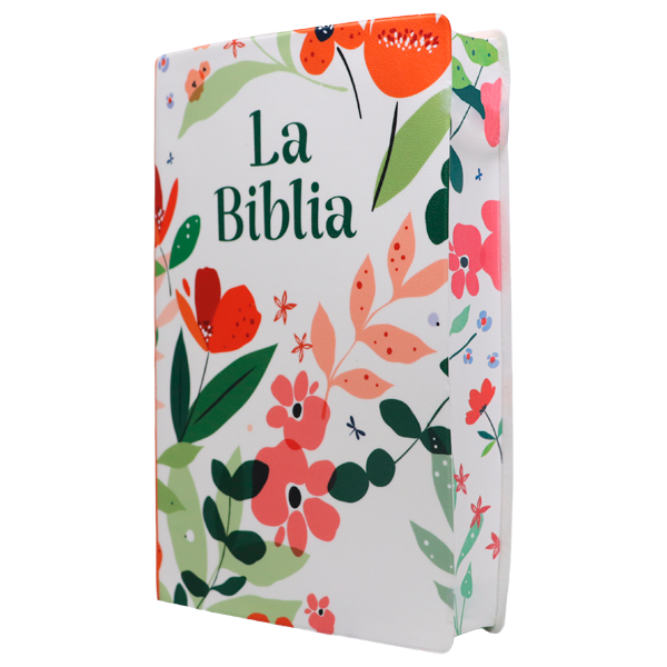 Biblia Traducción Lenguaje Actual Mediana Letra Grande 11 pts Vinil  TLA062LG Flora 