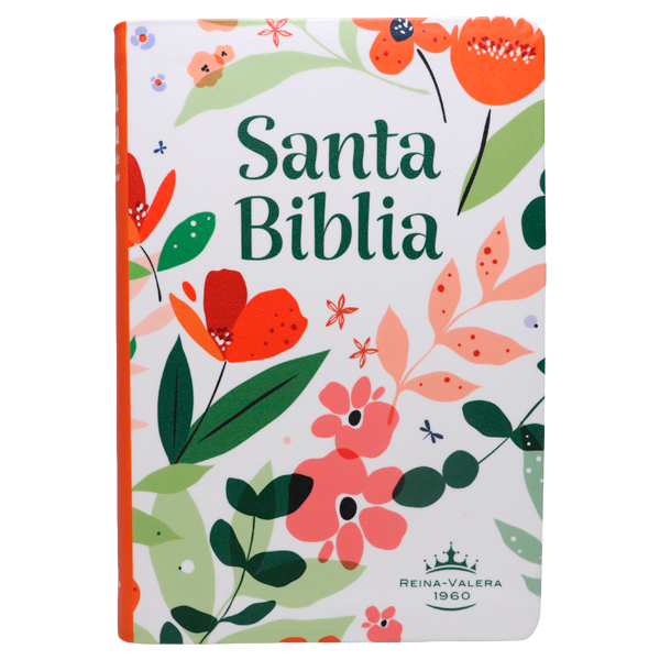 Biblia Reina Valera 1960 Mediana Letra Gigante 14 pts Imitación Piel PU RVR065cLGiPJR Flora 