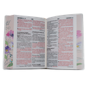 Biblia Reina Valera 1960 Chica Letra Grande 11 pts Vinil RVR042cPJR Flower 