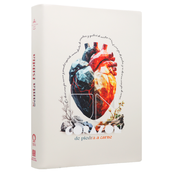 Biblia Reina Valera 1960 Mediana Letra Gigante 14 pts Vinil  RVR062cLGiPJR Corazón