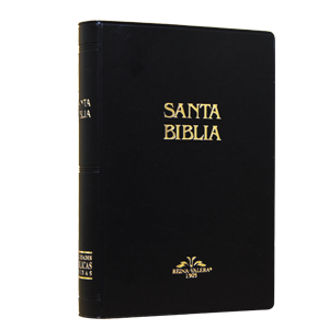 Biblia Reina Valera 1909 Mediana Letra Mediana Vinil Negro [VR052]