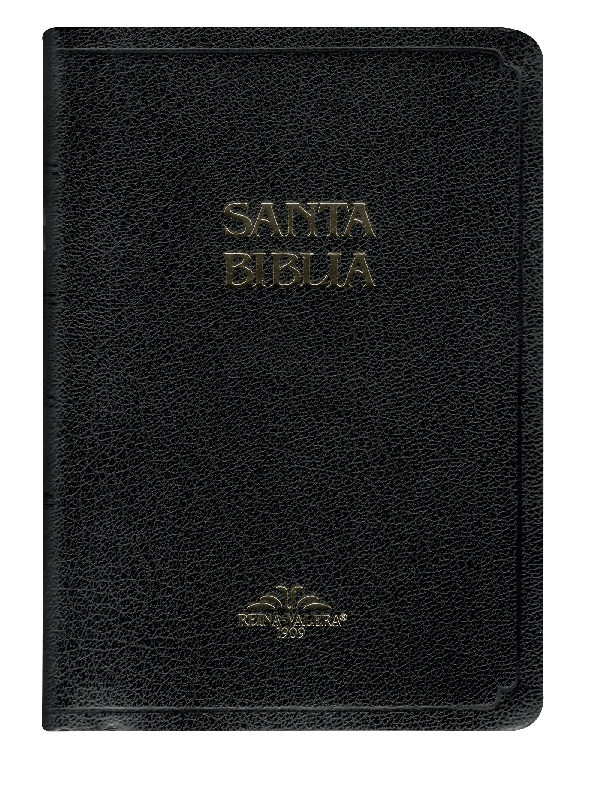 Biblia Reina Valera 1909 Mediana Letra Mediana Imitación Piel Negro [VR055]