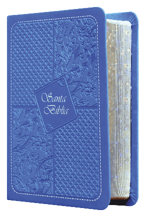 Biblia Reina Valera 1960 Bolsillo Letra Chica Imitación Piel Azul [RVR025cLG]