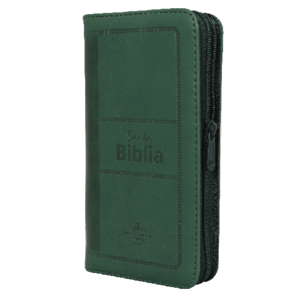 Biblia Reina Valera 1960 Agenda Letra Chica Imitación Piel Verde [RVR035cZTIPJR]