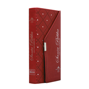 Biblia Reina Valera 1960 Agenda Letra Chica Imitación Piel Rojo [RVR036c]