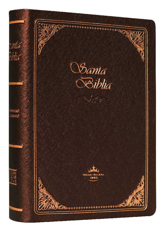 Biblia Reina Valera 1960 Chica Vinil Letra Chica Café Imperial [RVR042c]