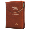 Biblia Reina Valera 1960 Chica Letra Mediana Imitación Piel Café [RVR045cZLG]