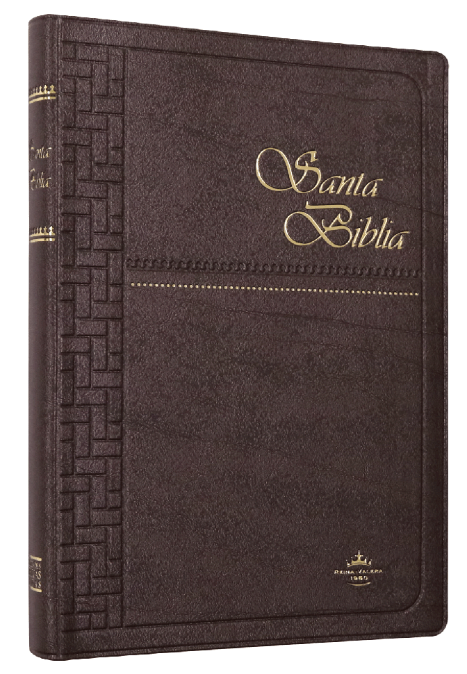 Biblia Reina Valera 1960 Mediana Letra Mediana Vinil Café [RVR062]