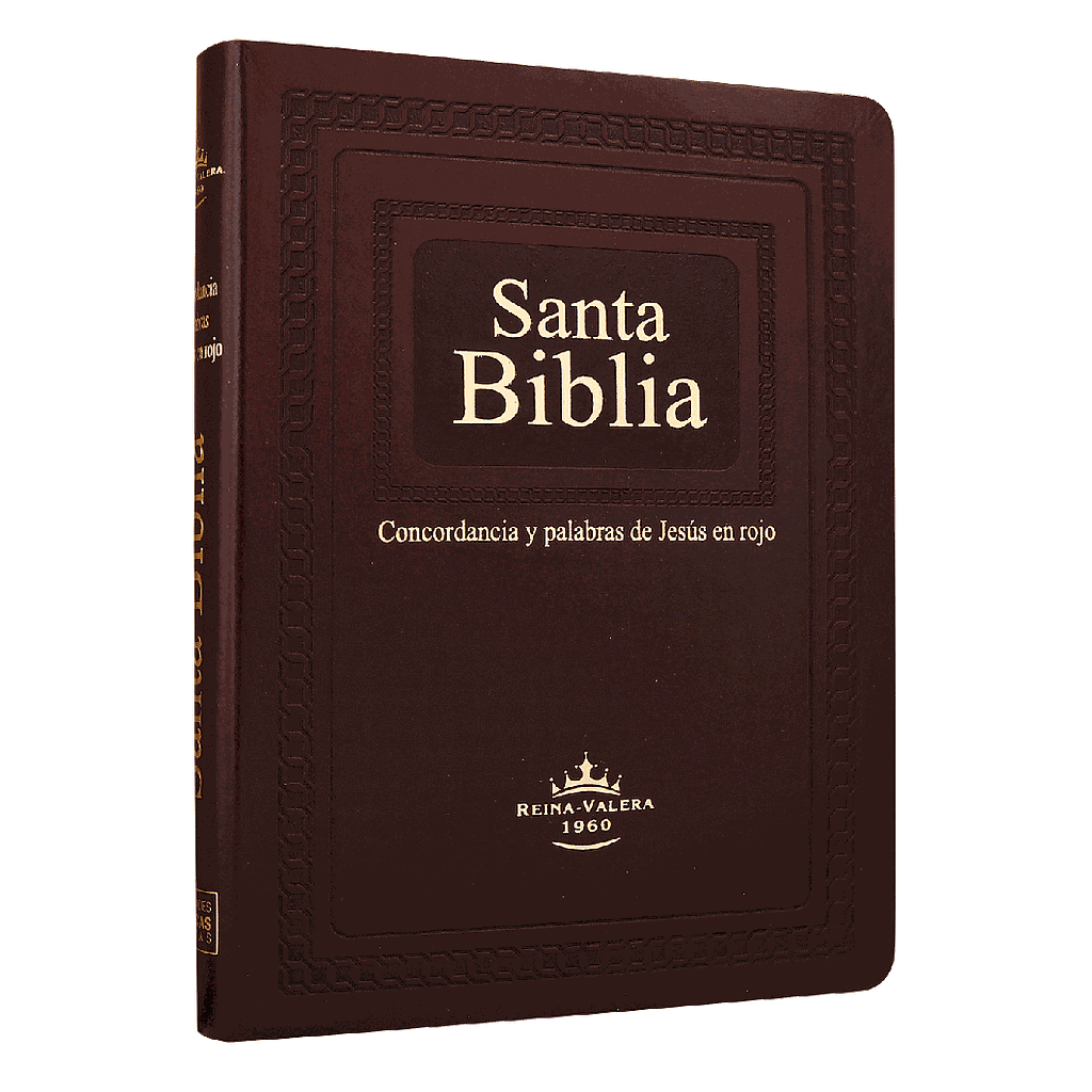 Biblia Reina Valera 1960 Grande Letra Gigante Imitación Piel Café [RVR086CLGIPJR]
