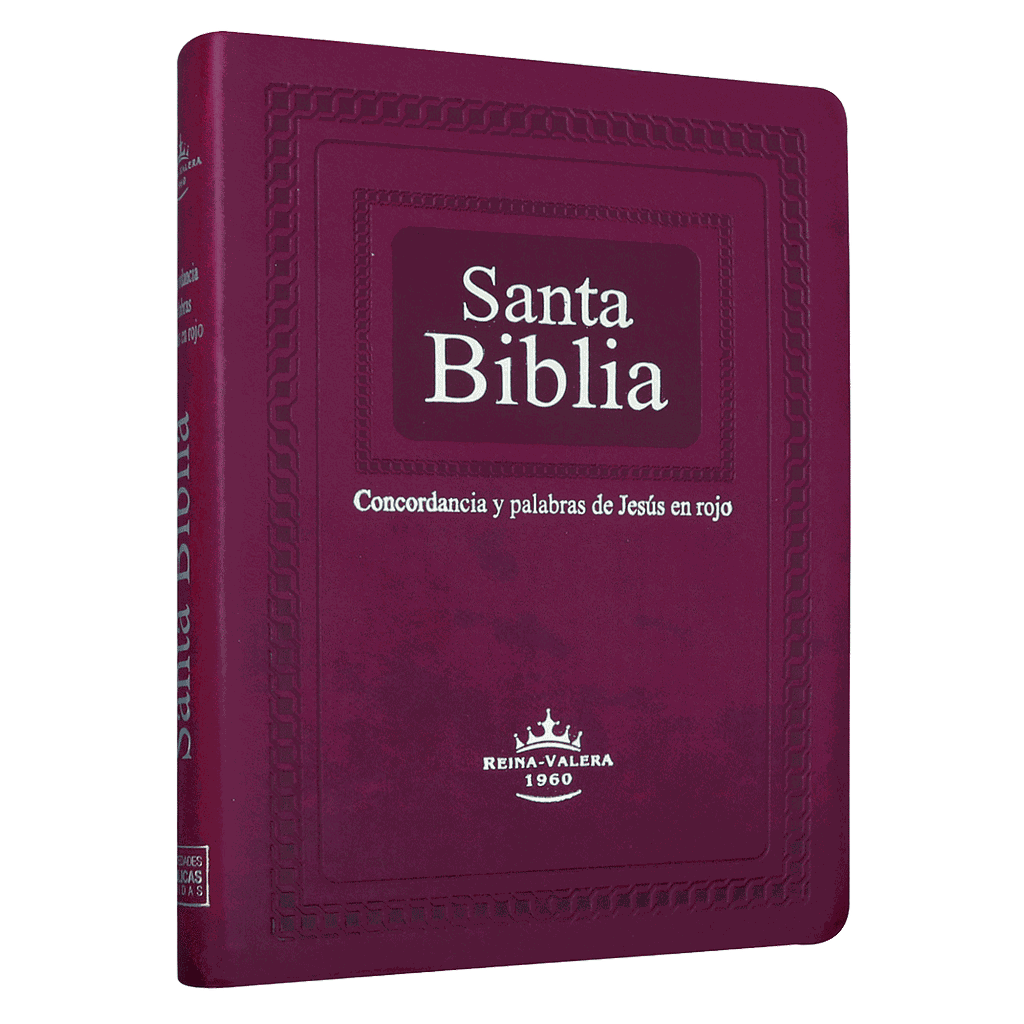 Biblia Reina Valera 1960 Grande Letra Gigante Imitación Piel Púrpura [RVR086cLGPJR-MEX]