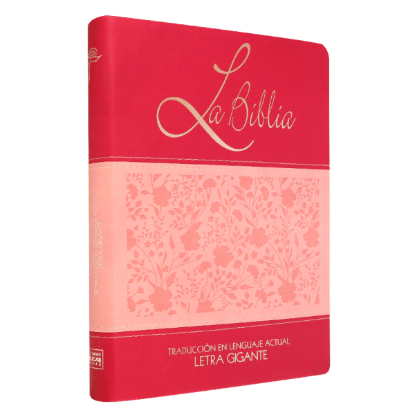 Biblia Traducción Lenguaje Actual Grande Letra Gigante Imitación Piel Rosa/Fiusha [TLA86LGI]