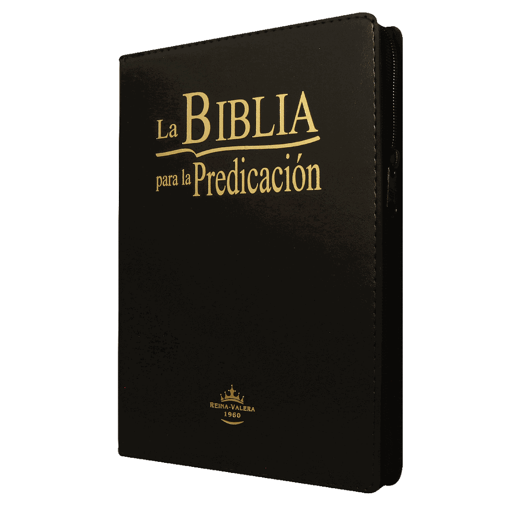 Biblia de Estudio Predicación Reina Valera 1960 Grande Letra Grande Imitación Piel Negro [RVR086LGEEZTI]