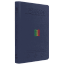 Biblia Encuentro con Dios Reina Valera Contemporánea Mediana Letra Chica Imitación Piel Azul Oscuro [RVC065]