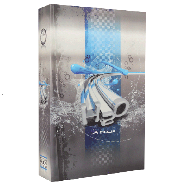 Biblia para Jóvenes H2O Traducción Lenguaje Actual Mediana Letra Grande Rústica Colores [TLA60]