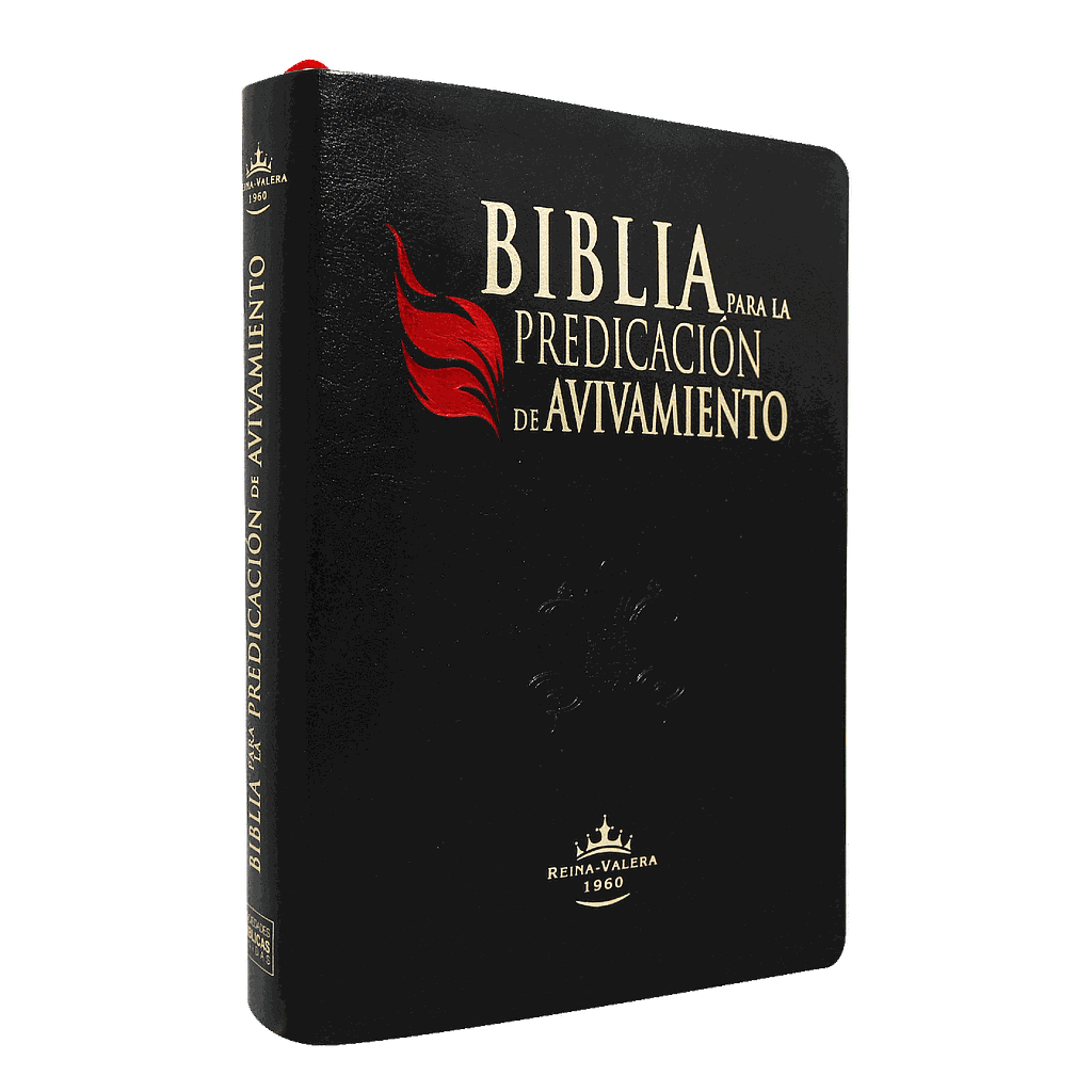 Biblia de Estudio Predicación Reina Valera 1960 Grande Letra Grande Imitación Piel Negro [RVR086cLGEETI-PEN]