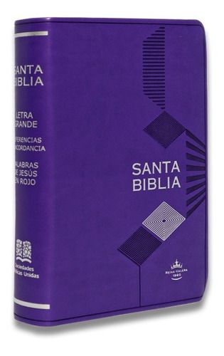 Biblia Reina Valera 1960 Chica Letra Mediana Letra Grande Imitación Piel Púrpura [RVR045cLGPJRMDM]