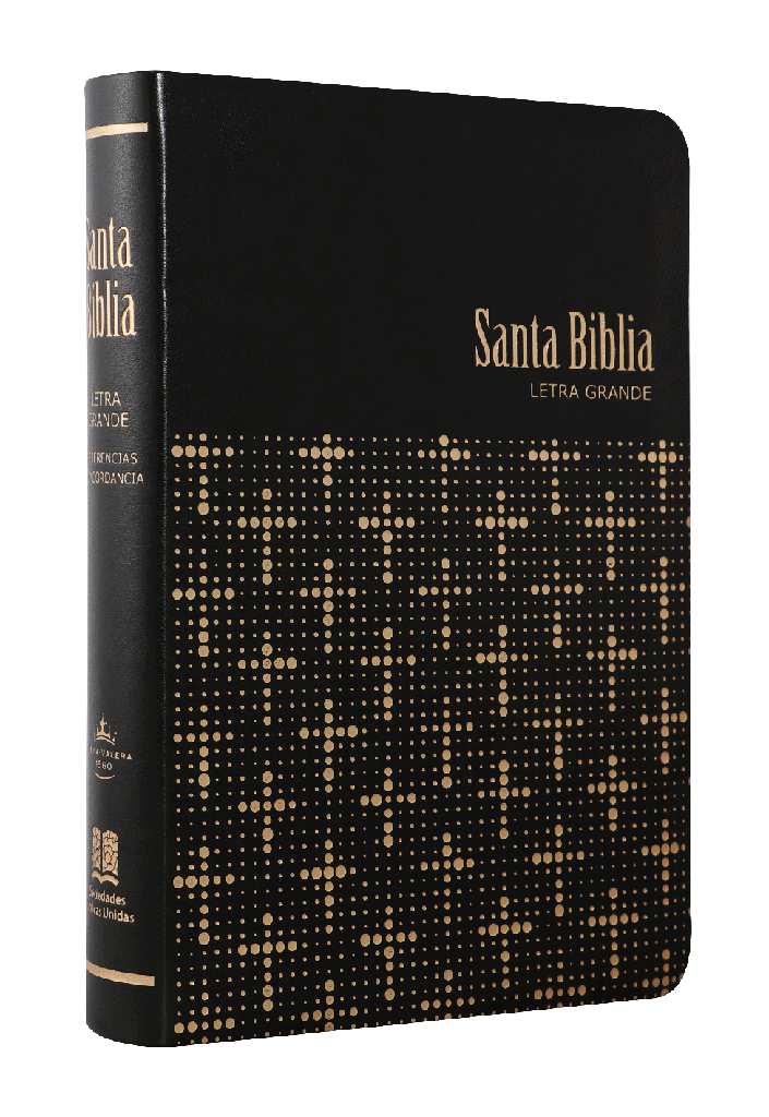 Biblia Reina Valera 1960 Mediana Letra Grande Imitación Piel Negro [RVR065CLGET]