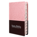 Biblia Reina Valera 1960 Mediana Letra Gigante Imitación Piel Rosa/Marrón [RVR066cLGiPJRZTI]