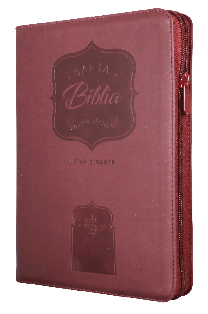 Biblia Reina Valera 1960 Grande Letra Gigante Imitación Piel Vino Codigo QR [RVR086cZLGiPJR]