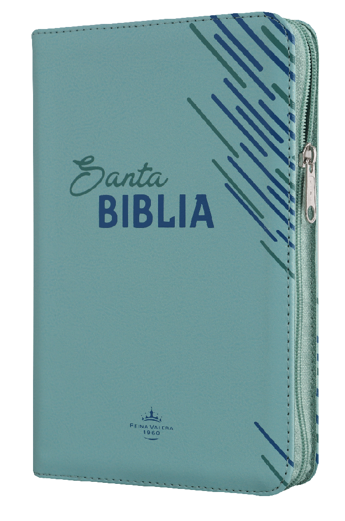 Biblia Reina Valera 1960 Mediana Letra Grande Imitación Piel Verde Código QR [RVR065cZLGPJR]