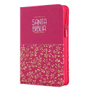 Biblia Reina Valera 1960 Mediana Letra Grande Imitación Piel Fucsia Código QR [RVR065cZLM]