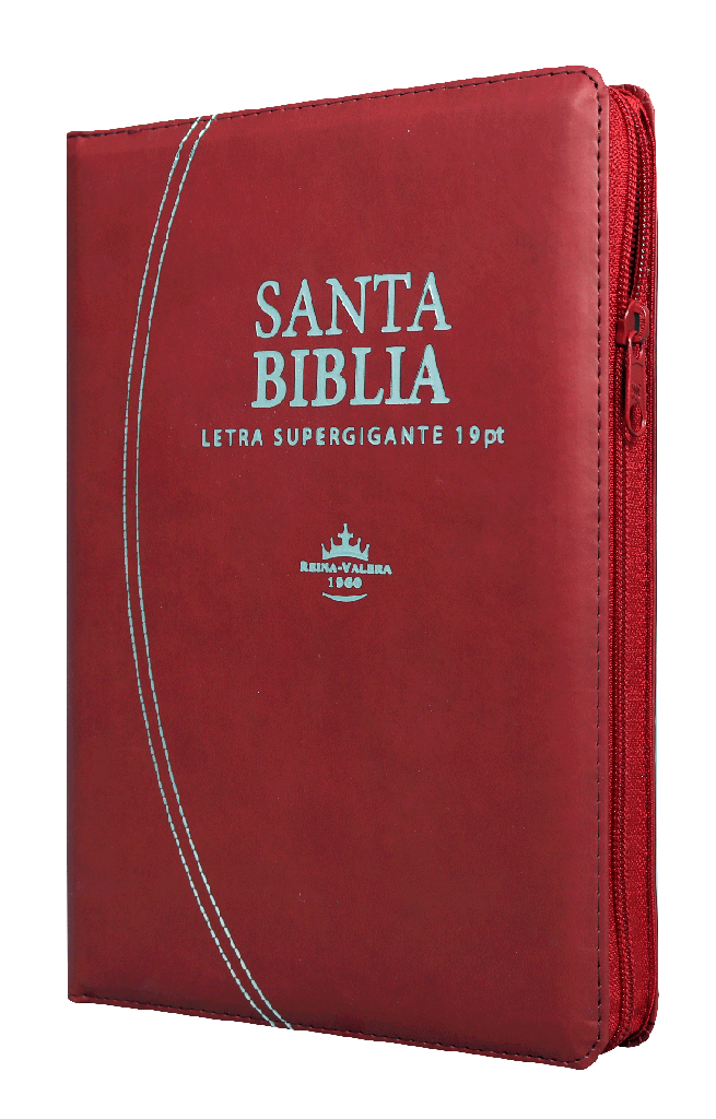 Biblia Reina Valera 1960 Grande Letra Supergigante Imitación Piel Rojo [RVR086cLSGiPJRZTI]
