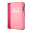 Biblia Reina Valera 1960 Chica Letra Grande Imitación Piel Rosa/Rosa [RVR046cLSGIPJRZTI]