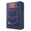 Biblia Reina Valera 1960 Mediana Letra Grande Jeans Azul Código QR [RVR054cJZTILGaPJR]