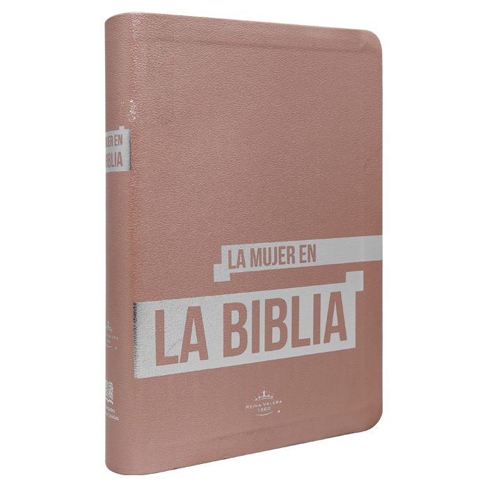 Biblia de estudio La Mujer en la Biblia Reina Valera 1960 Mediana Letra Grande BM Imitación Piel Rosa Oro [RVR066c]