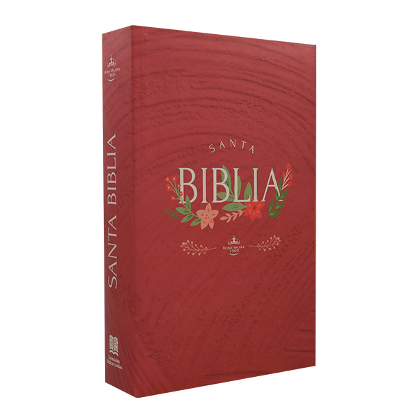 Biblia Reina Valera 1960 Mediana Letra Grande Tapa dura Rosa QR [RVR062LGPJR] 