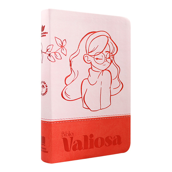 Biblia Valiosa Traducción Lenguaje Actual Mediana Letra Grande Imitación piel Rosa Rojo [TLA066LGPJR] 