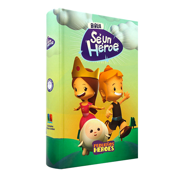 Biblia Infantil Sé un Héroe Traducción Lenguaje Actual Mediana Letra Grande Tapa Dura [TLA063LGPPJR] 