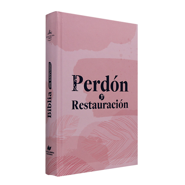 Biblia de Estudio Perdón y Restauración Reina Valera 1960 Mediana Letra Mediana Tapa Dura Rosa [RVR063EELGPJR] 