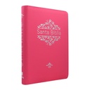 Biblia Reina Valera 1960 Mediana Letra Grande PVC Rosa con cierre [RVR.065cLGPJRZ] 