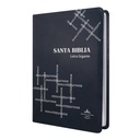Biblia Reina Valera 1960 Grande Letra Gigante Imitación Piel Azul Marino [RVR085cLGIPJR SL] 