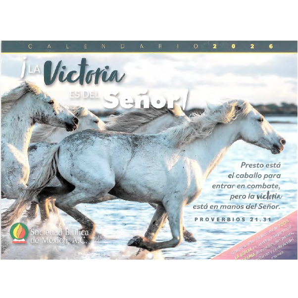 Calendario Paisajes 2026 La Victoria es del Señor